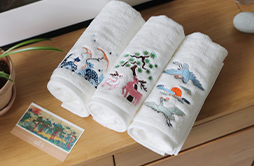 십장생 수건 3종 세트